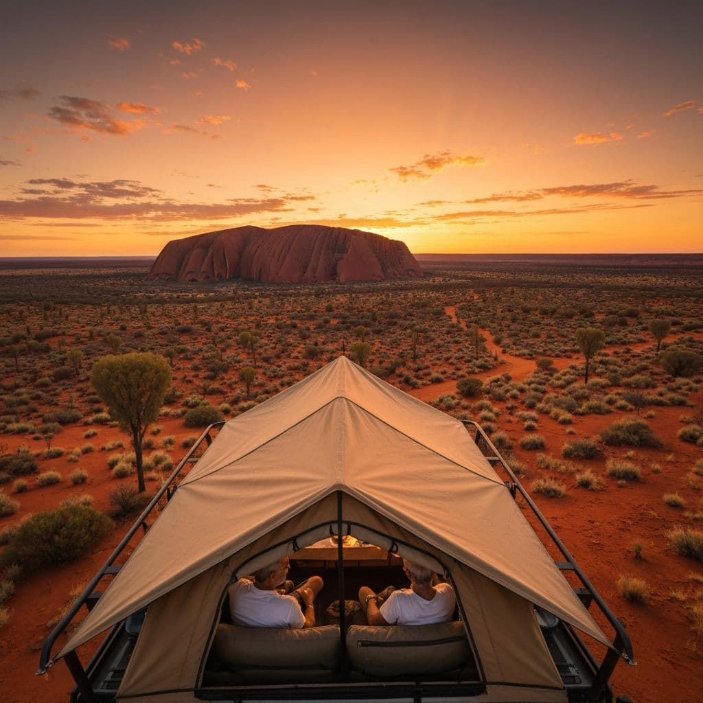Camping at Uluru
